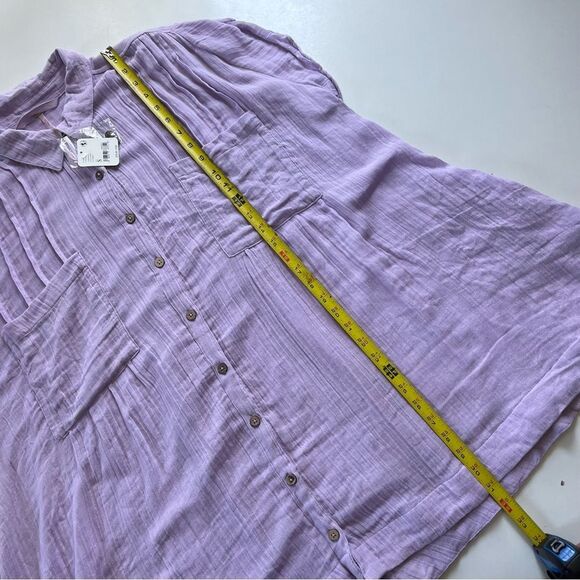 Free People NWT Not So Basic Shirtdress Tunic Small - Picture 10 of 11